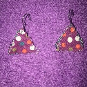 Handmade Triangle earrings